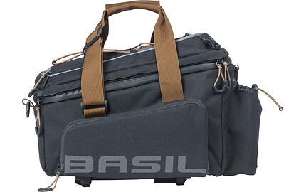 Brašna na nosic Basil Miles MIK XLPro cerná bridlice, nepromokavá, 9-36 l