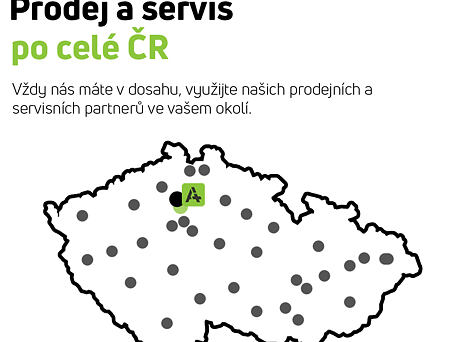 Prodej a servis po celé ČR