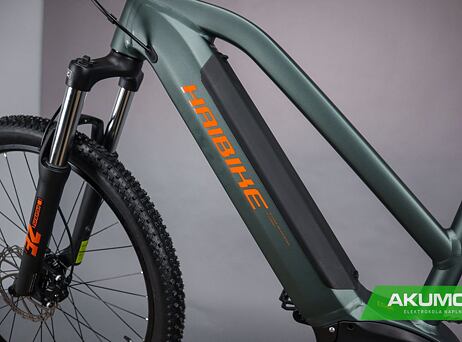 Haibike Alltrack vel. 37 cm - olive/orange - matt