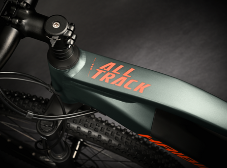 Haibike Alltrack vel. 37 cm - olive/orange - matt